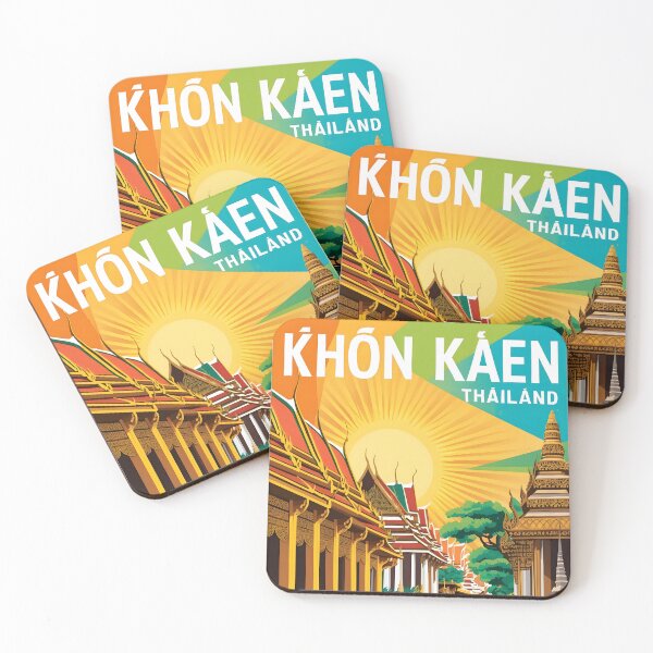 Item preview, Khon Kaen Thailand Vintage Travel Tourism  designed and sold by TravelersGems.