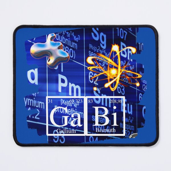 Item preview, Gabi, written with the periodic table of elements designed and sold by GabiVitryArt.