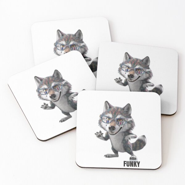Item preview,  Funky wolf 2 designed and sold by Maximilianos.