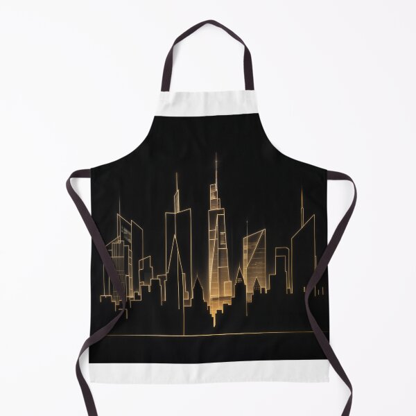 Item preview, Illuminated skyline at night designed and sold by Thomas-Arts.