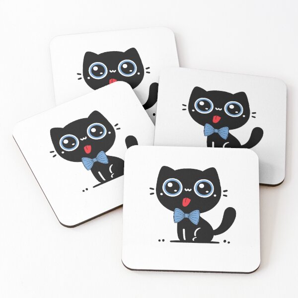 Item preview, Boy Cat in Blue Bow Tie designed and sold by The Unique Geek.