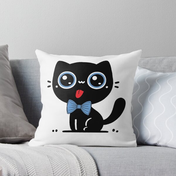 Item preview, Boy Cat in Blue Bow Tie designed and sold by The Unique Geek.
