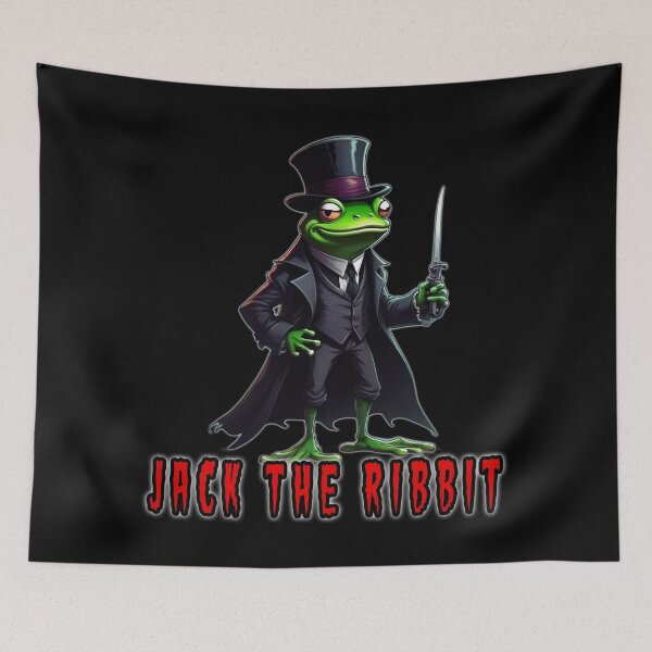 Item preview, Jack The Ripper Frog, Dark Humor, Ribbit designed and sold by Burn-Ego.