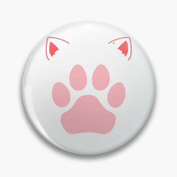 Item preview, Pink Cat Paw designed and sold by cats-dogs1.