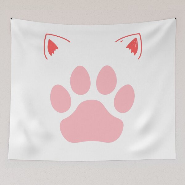 Item preview, Pink Cat Paw designed and sold by cats-dogs1.