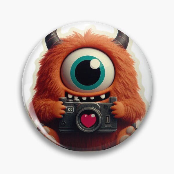 Artikelvorschau, Entzückendes Monster mit Fotokamera entworfen und verkauft von PaulaDigitalArt.