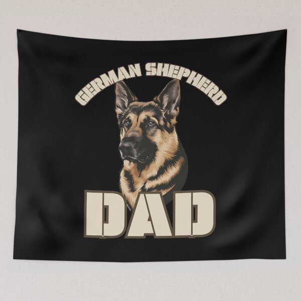 Item preview, GERMAN SHEPHERD DAD military style dog dad design designed and sold by Jt41.