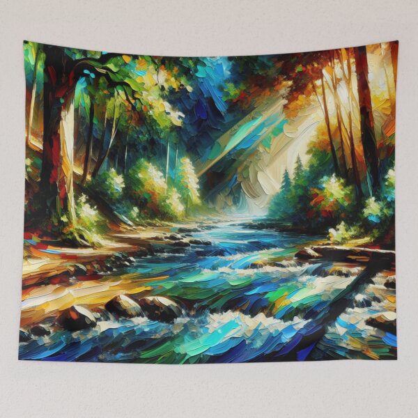 Item preview, Acrylic Lakes and Rivers designed and sold by InsanseCreation.
