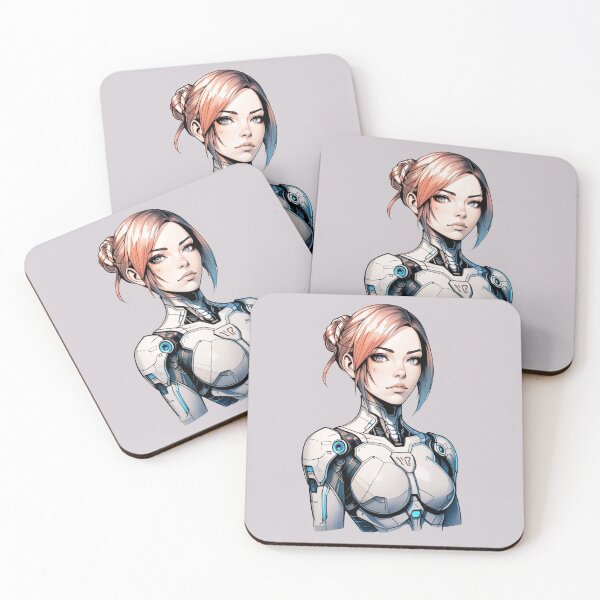 Aperçu de l'œuvre Cyborg Girl créée et vendue par ArtCraftLab.