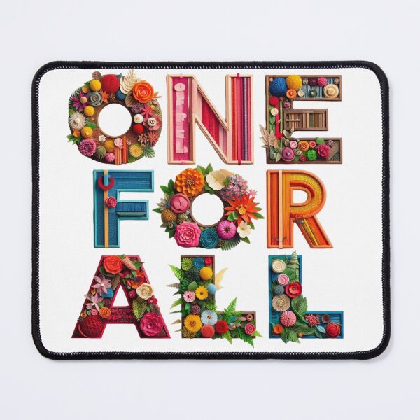 Item preview, One for ALL: Embrace Unity, Empower Diversity, and Celebrate Our Shared Humanity designed and sold by aZRaSs.