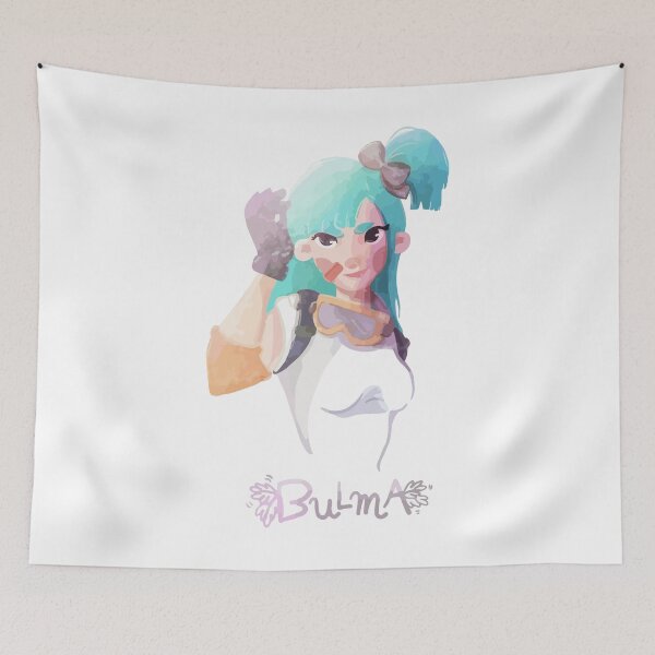 Item preview, Bulma The Pretty Anime Waifu Girl Blue Hair Dragon Ball Z designed and sold by MrGlayga.