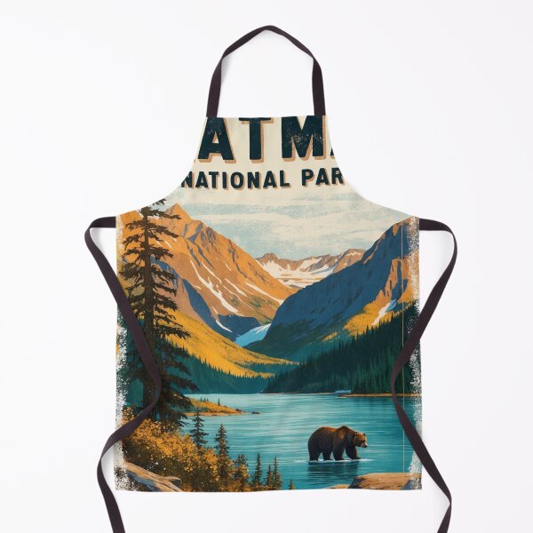 Item preview, Katmai National Park Postcard Vintage Retro Travel designed and sold by TravelPostcardGems.