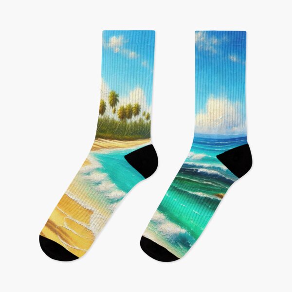 Item preview, Oil Painting Beach designed and sold by InsanseCreation.