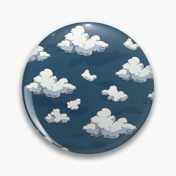Item preview, Nubes mínimas sin costuras designed and sold by SbosDigitalCute.