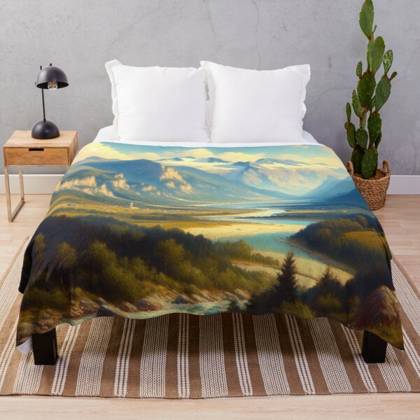 Item preview, Oil Painting Mountains designed and sold by InsanseCreation.