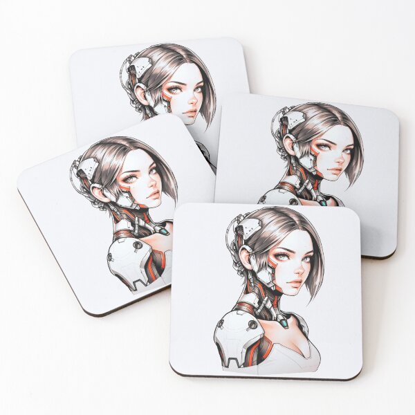 Aperçu de l'œuvre Cyborg Girl créée et vendue par ArtCraftLab.