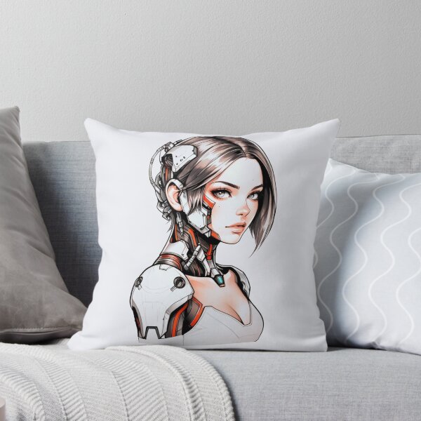 Aperçu de l'œuvre Cyborg Girl créée et vendue par ArtCraftLab.