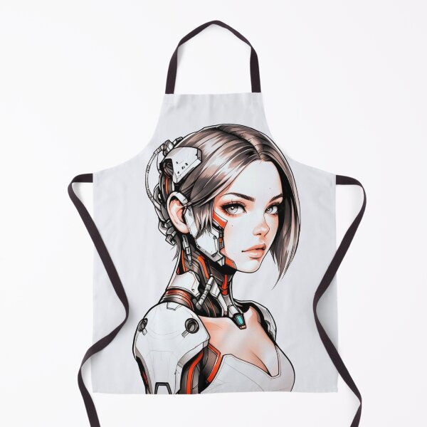 Aperçu de l'œuvre Cyborg Girl créée et vendue par ArtCraftLab.