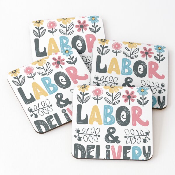 Item preview, Retro Wildflowers Labor and Delivery Nurse Summer Hospital  designed and sold by SunnyDayPrints.