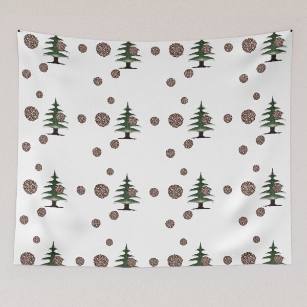 Item preview, Cartoon Christmas Tree Pattern seamless designed and sold by nongsao4.