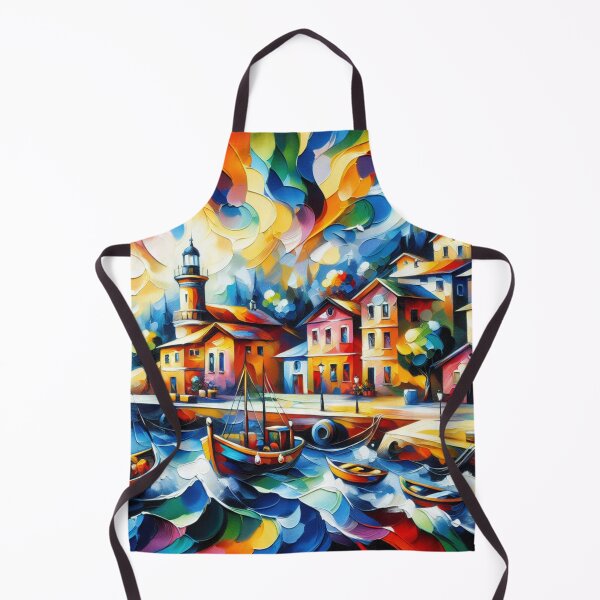 Item preview, Acrylic Coastal Village designed and sold by InsanseCreation.