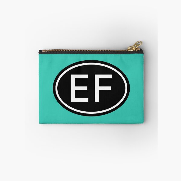 Item preview, Letras blancas ovaladas con monograma de iniciales EF designed and sold by Jeallan Designs.
