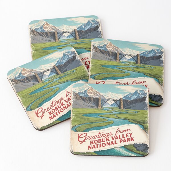 Item preview, Kobuk Valley National Park Postcard Vintage Retro Travel Vintage designed and sold by TravelPostcardGems.