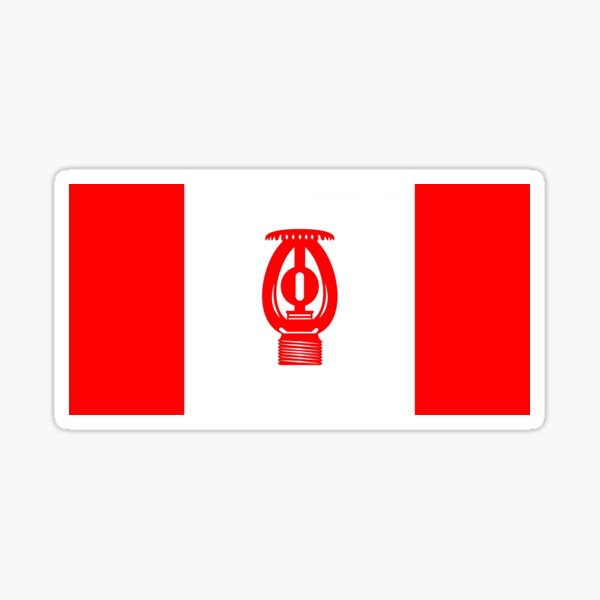 Artikel-Vorschau von Kanadische Sprinklerflagge, designt und verkauft von Tradeology.