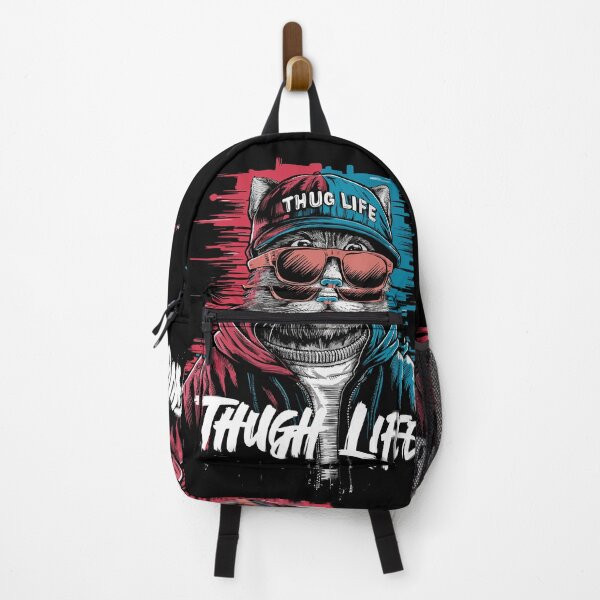 Item preview, Thug Life Cat Design in Bold Colors designed and sold by diegomenjivar92.