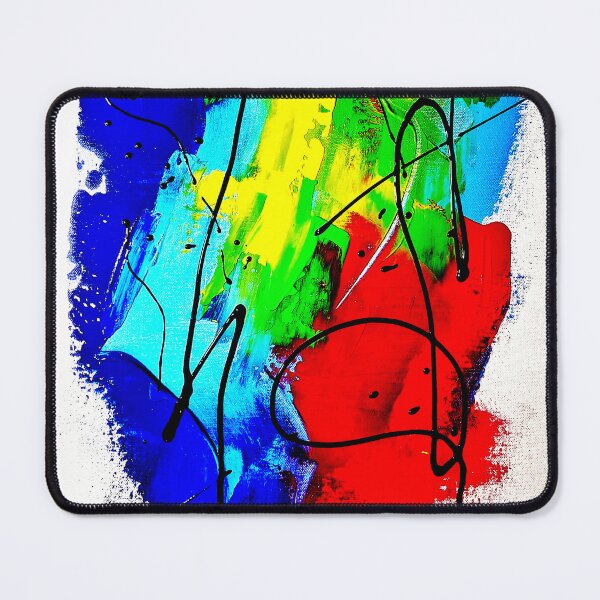 Item preview, Unique Art Prints: Colorful Abstract Creations Vibrant Abstracts Wall Art Replica from Original Abstract Painting by Artist Pablo Barilari, Stretched designed and sold by Pablo Barilari Art.