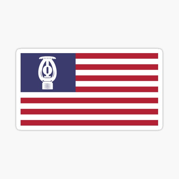 Artikel-Vorschau von USA Sprinkler Flagge, designt und verkauft von Tradeology.