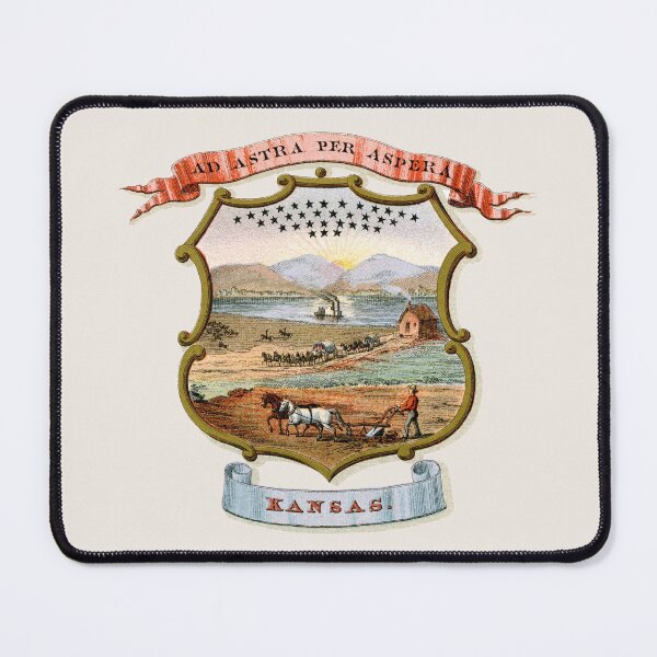 Item preview, 1876 Kansas Coat of Arms designed and sold by historicimage.