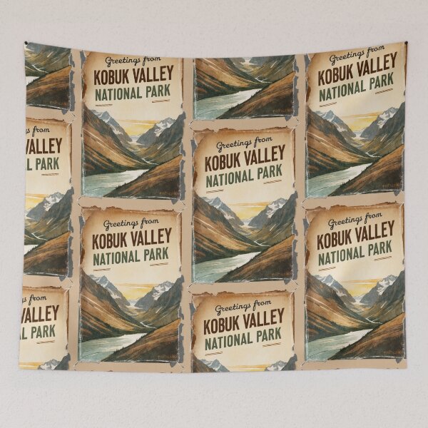 Item preview, Kobuk Valley National Park Postcard Vintage Retro Travel Vintage designed and sold by TravelPostcardGems.