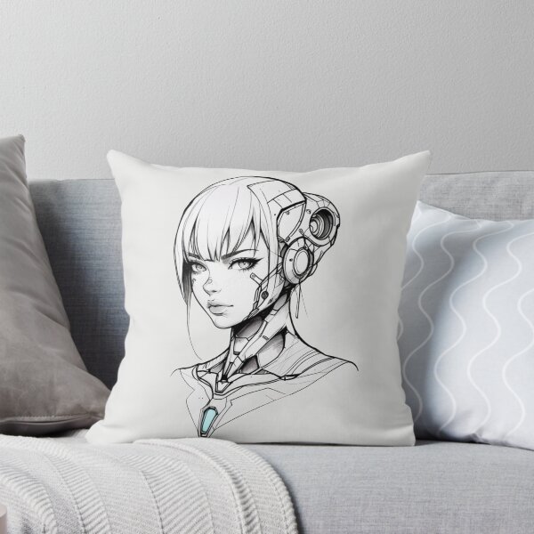 Aperçu de l'œuvre Cyborg Girl créée et vendue par ArtCraftLab.