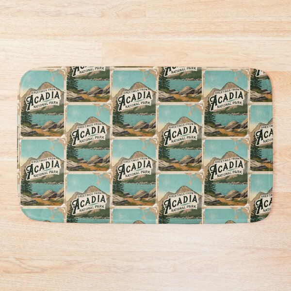 Item preview, Acadia National Park Postcard Vintage Retro Travel Vintage designed and sold by TravelPostcardGems.