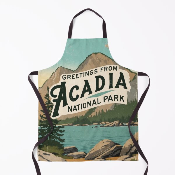 Item preview, Acadia National Park Postcard Vintage Retro Travel Vintage designed and sold by TravelPostcardGems.