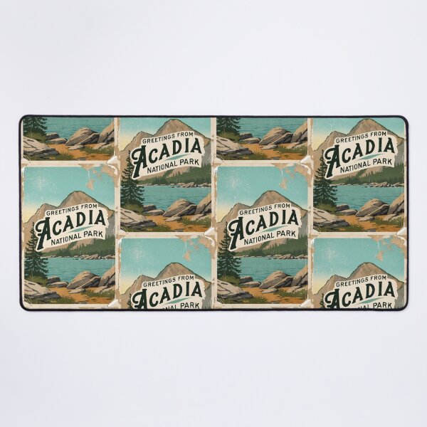 Item preview, Acadia National Park Postcard Vintage Retro Travel Vintage designed and sold by TravelPostcardGems.