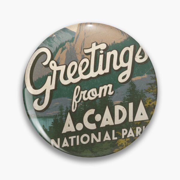 Item preview, Acadia National Park Postcard Vintage Retro Travel Vintage designed and sold by TravelPostcardGems.