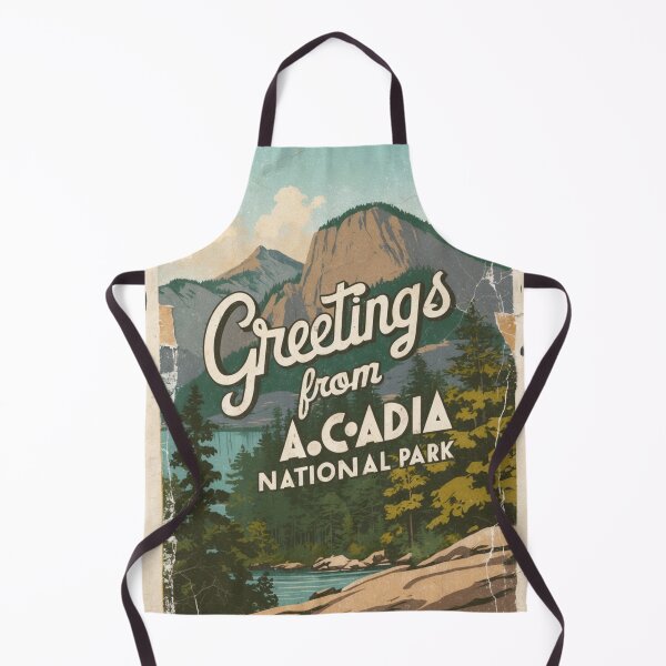 Item preview, Acadia National Park Postcard Vintage Retro Travel Vintage designed and sold by TravelPostcardGems.