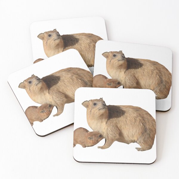 Item preview, mom and baby rock hyrax  designed and sold by SillyLittleSnek.