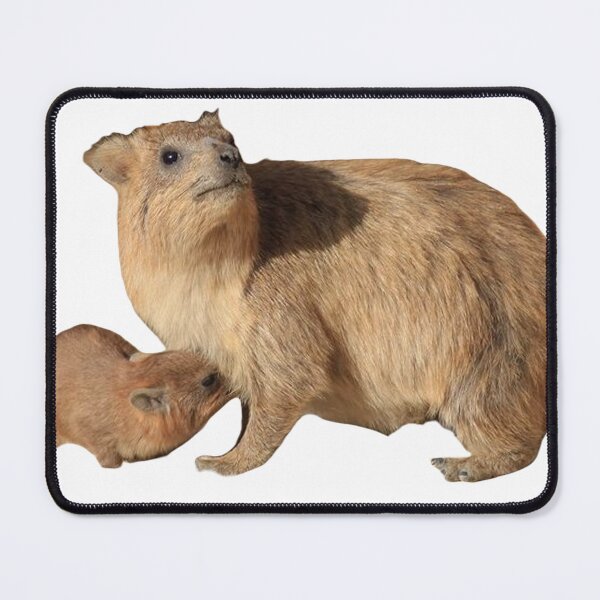 Item preview, mom and baby rock hyrax designed and sold by SillyLittleSnek.