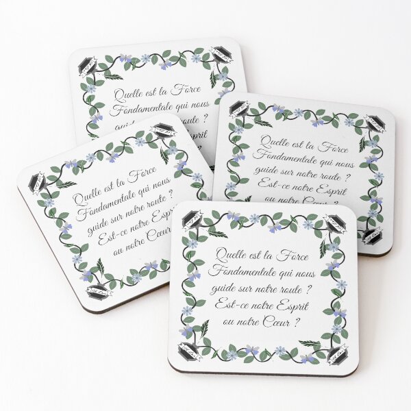 Item preview, Bridgerton - Lady Whistledown Quote - Minds or Hearts? - French designed and sold by SquareKeyStudio.
