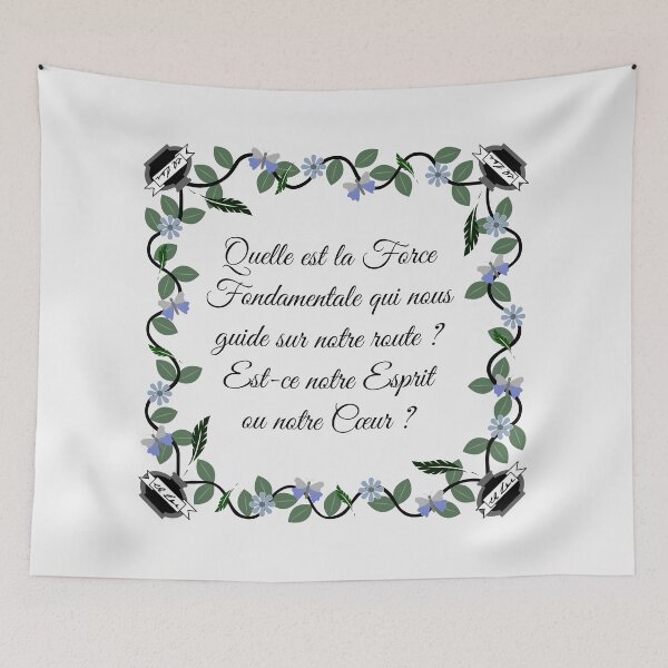 Item preview, Bridgerton - Lady Whistledown Quote - Minds or Hearts? - French designed and sold by SquareKeyStudio.