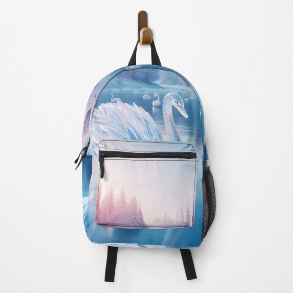 Item preview, Grace in Ice: Frozen Swan on a Snowy Lake designed and sold by daruneenok.