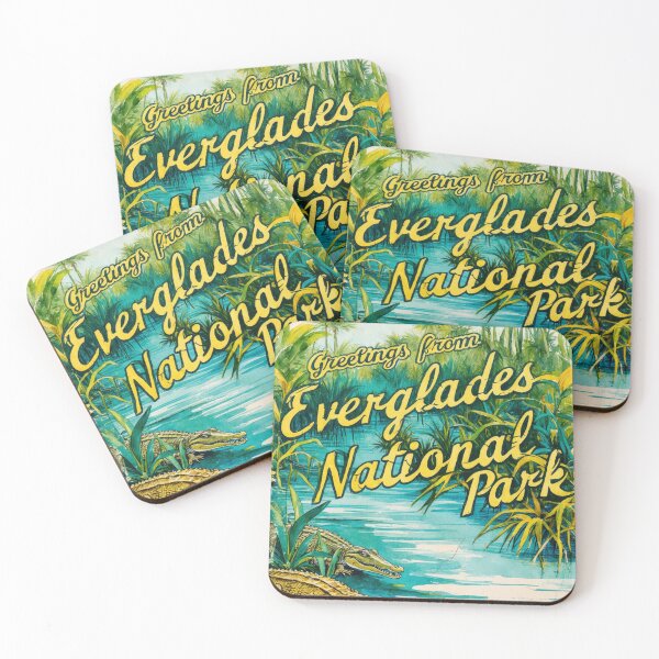 Item preview, Everglades National Park Postcard Vintage Retro Travel Vintage designed and sold by TravelPostcardGems.