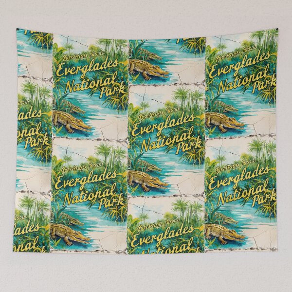 Item preview, Everglades National Park Postcard Vintage Retro Travel Vintage designed and sold by TravelPostcardGems.
