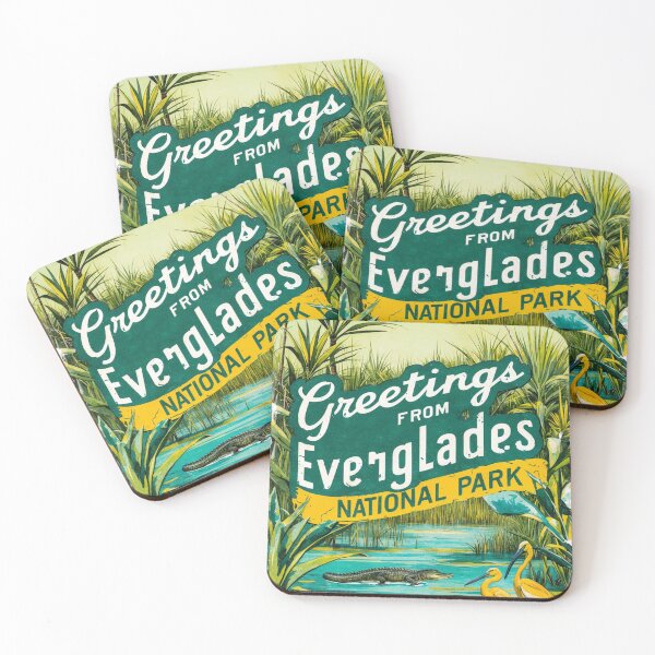 Item preview, Everglades National Park Postcard Vintage Retro Travel Vintage designed and sold by TravelPostcardGems.