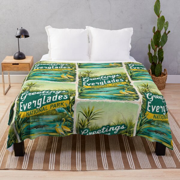 Item preview, Everglades National Park Postcard Vintage Retro Travel Vintage designed and sold by TravelPostcardGems.