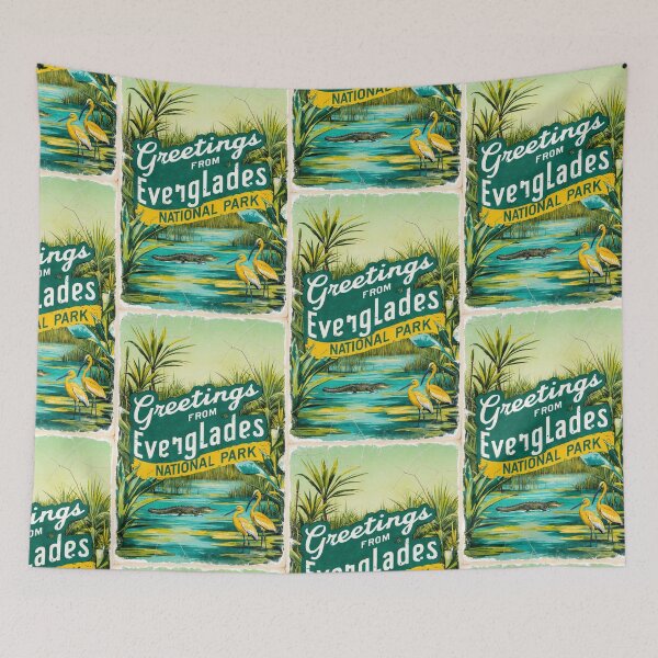 Item preview, Everglades National Park Postcard Vintage Retro Travel Vintage designed and sold by TravelPostcardGems.