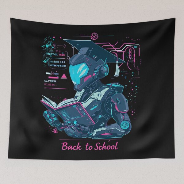 Item preview, Futuristic Flair: AI & Robot Back to School Styles designed and sold by AI-Only Creations.